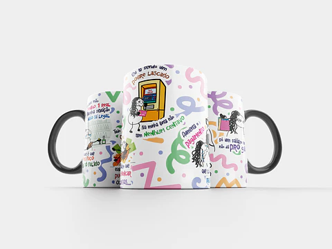 Arte Caneca Saio Mais não tenho 1 Real Minha Situação não ta Legal - Pobre Lascado Png