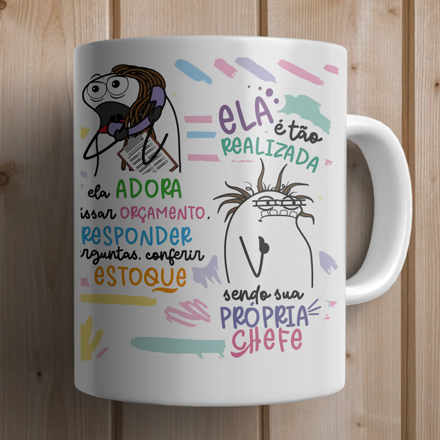 Arte Caneca Olha ela a Empreendedora Dona Proprietária Arquivo Png 6