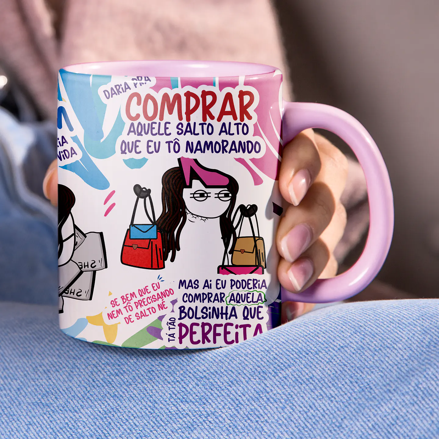 Arte para Caneca Será que eu já fiz meu check-in na Shein Hoje Parcelar em 6 Vezes Arquivo Png 4