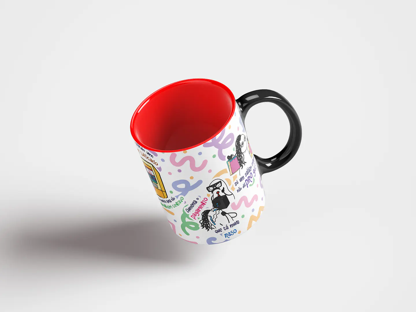 Arte Caneca Saio Mais não tenho 1 Real Minha Situação não ta Legal - Pobre Lascado Png 2