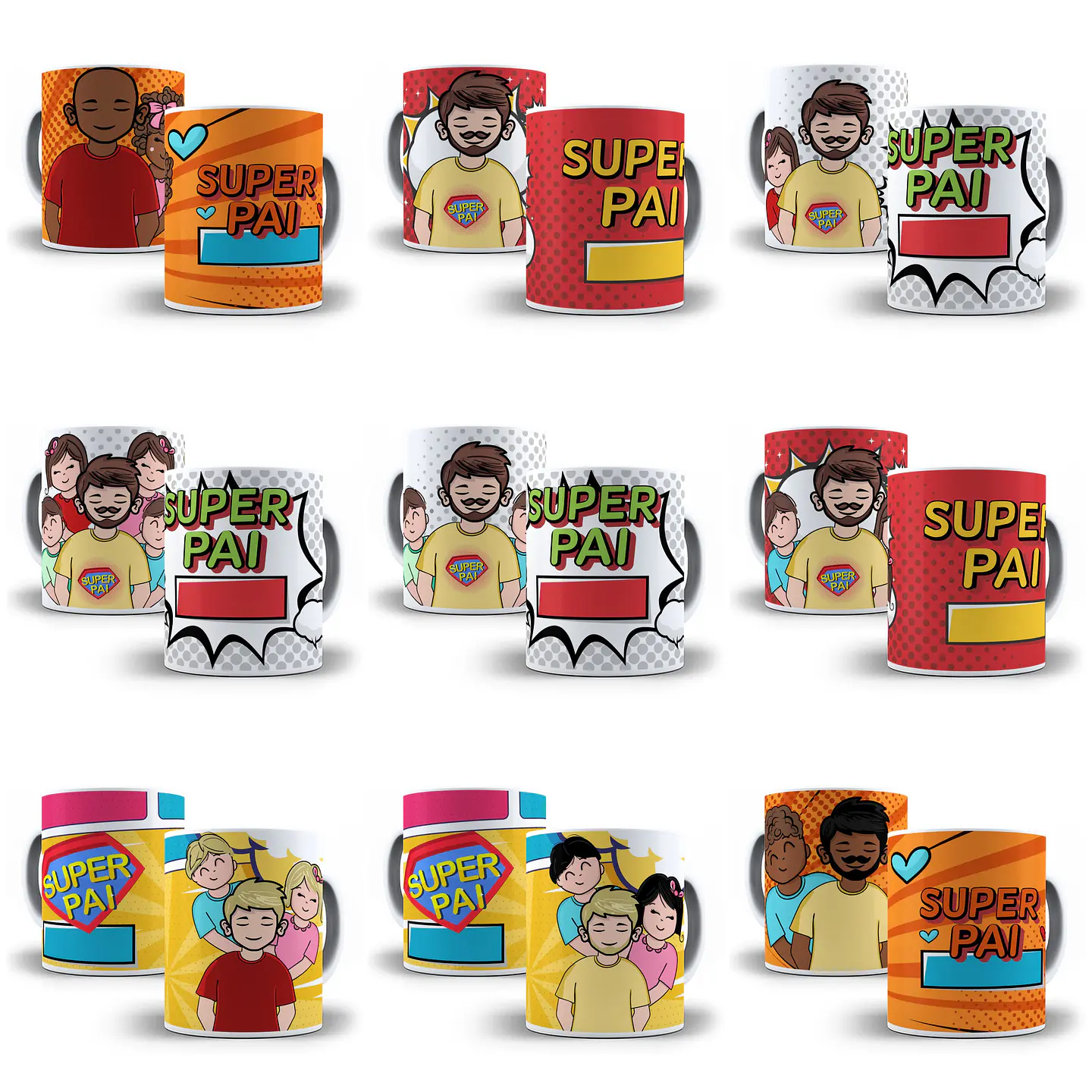 100 Artes Canecas Dia dos Pais em Jpg 1