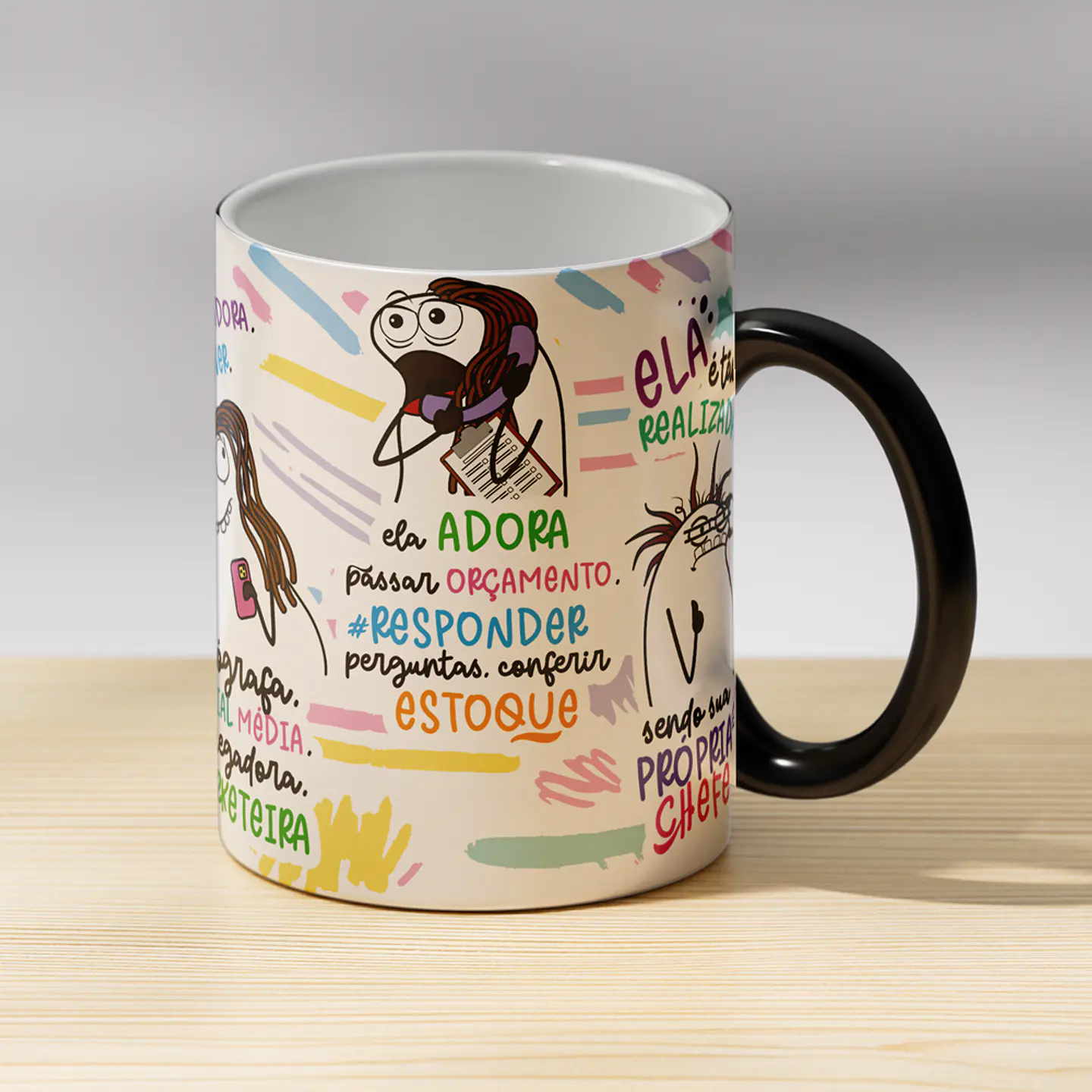Arte Caneca Olha ela a Empreendedora Dona Proprietária Arquivo Png 8