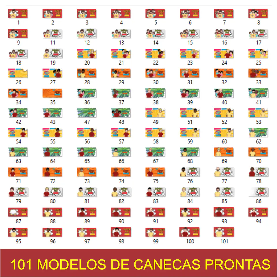 100 Artes Canecas Dia dos Pais em Jpg 3
