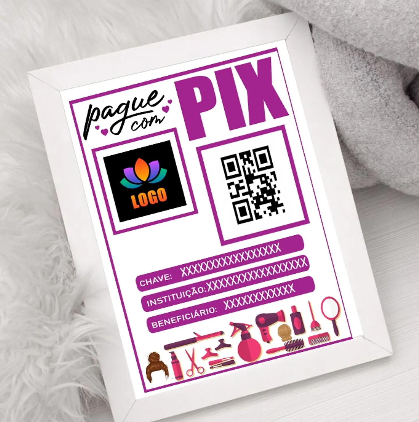 10 Artes Plaquinha Pix Arquivo em CorelDraw  2