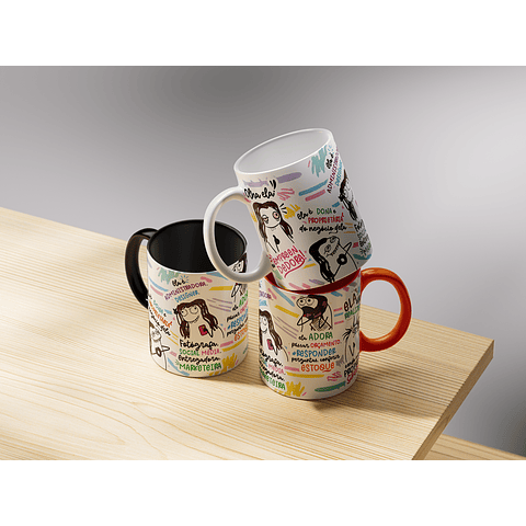 Arte Caneca Olha ela a Empreendedora Dona Proprietária Arquivo Png