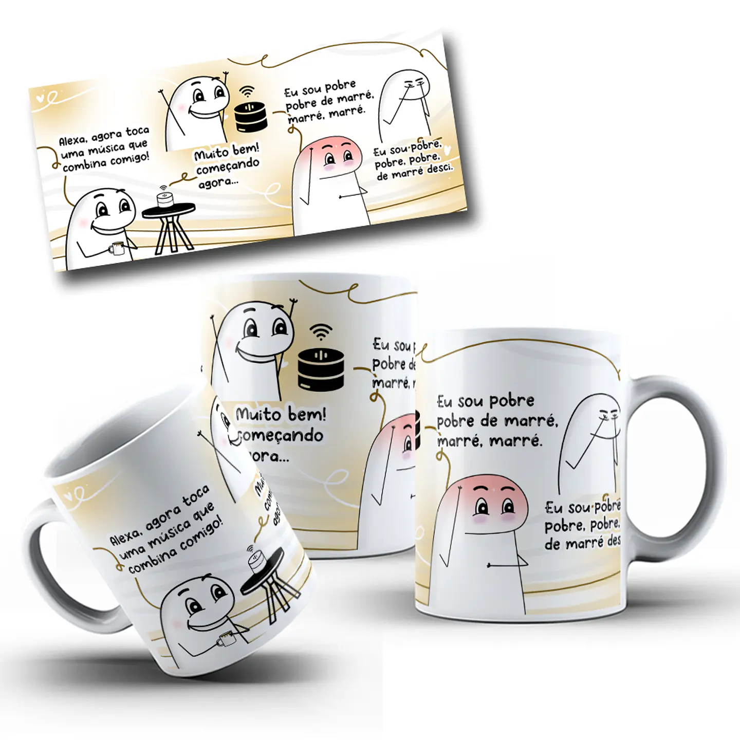 Arte para Caneca Alexa em Corel Draw 1