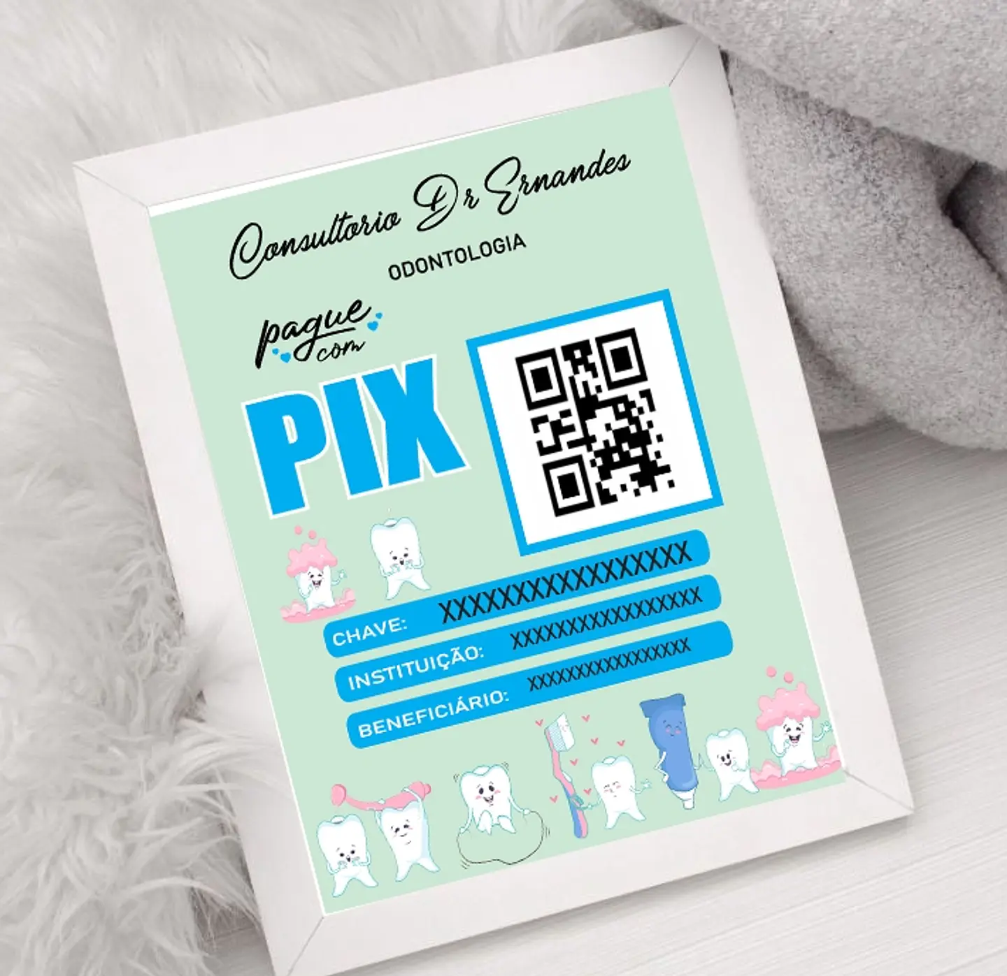 10 Artes Plaquinha Pix Arquivo em CorelDraw  5