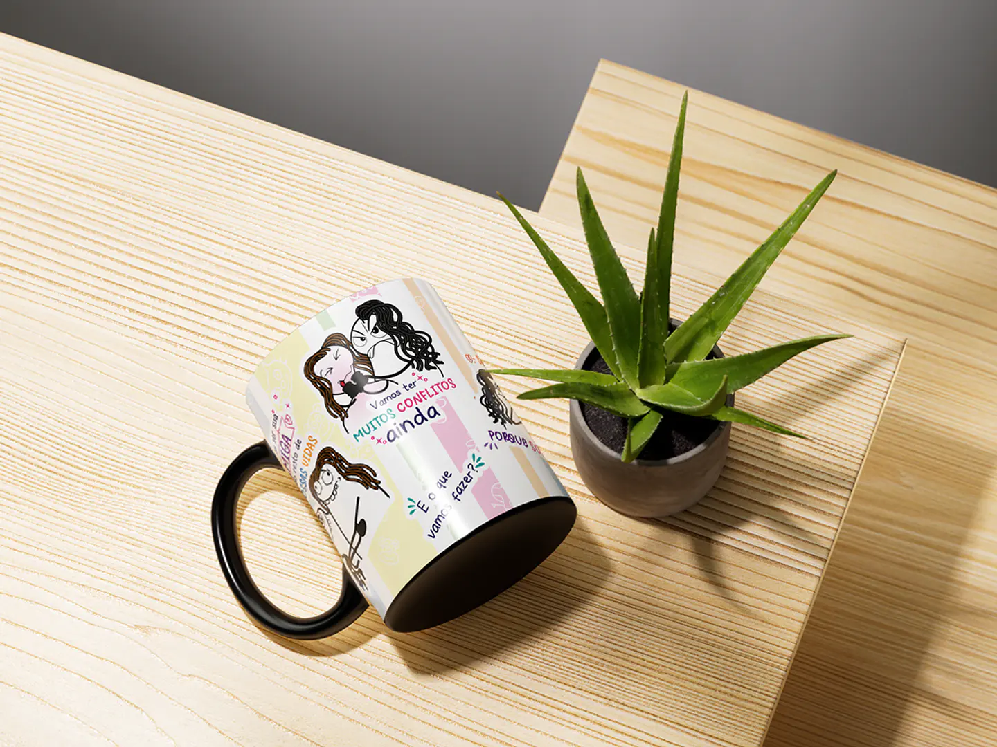 Arte Caneca Eu vou ser sua Amiga pelo resto de nossas vidas - Amigas para Sempre Png 7