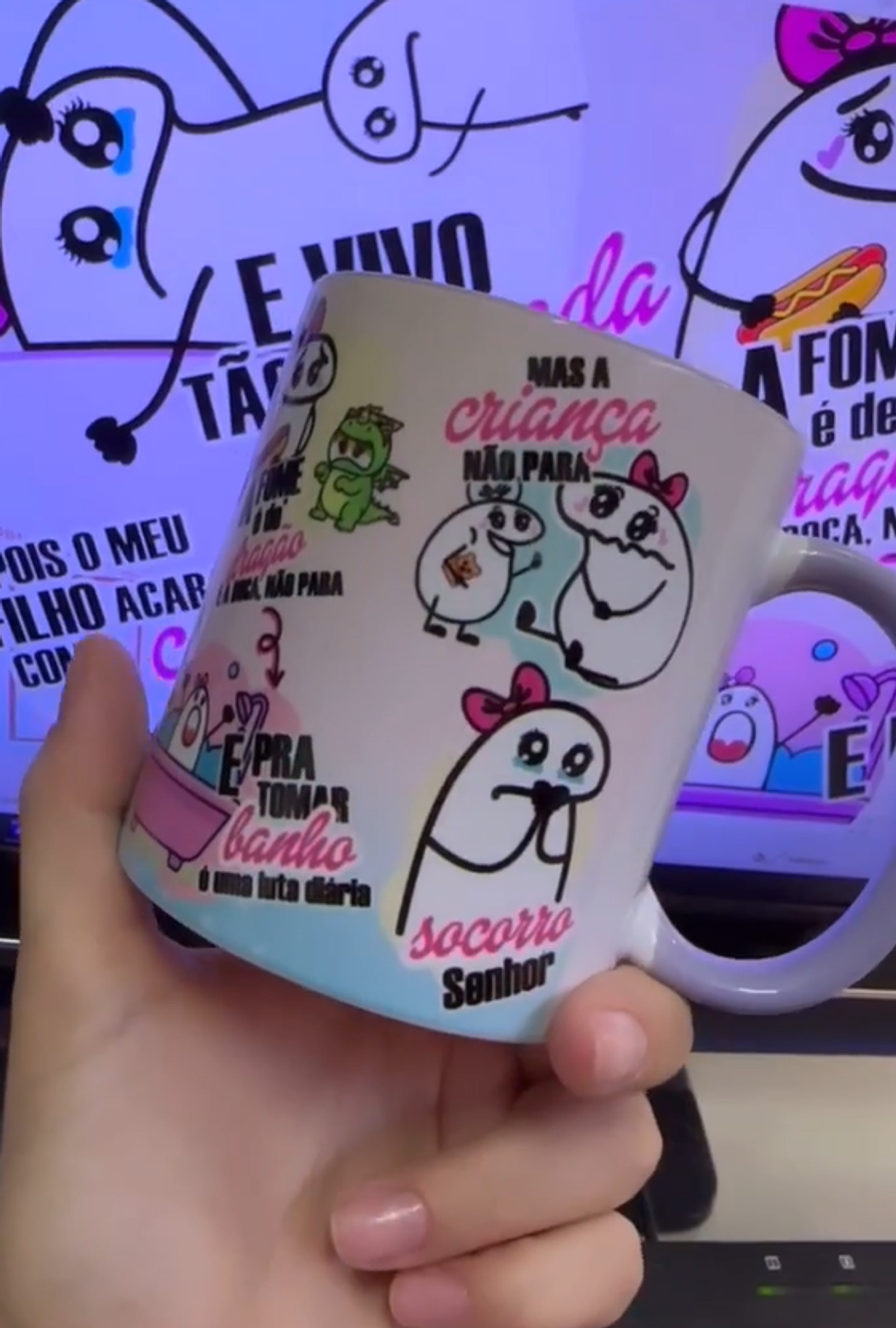 Artes para Caneca Flork Barbie Mãe Arquivos Png  4