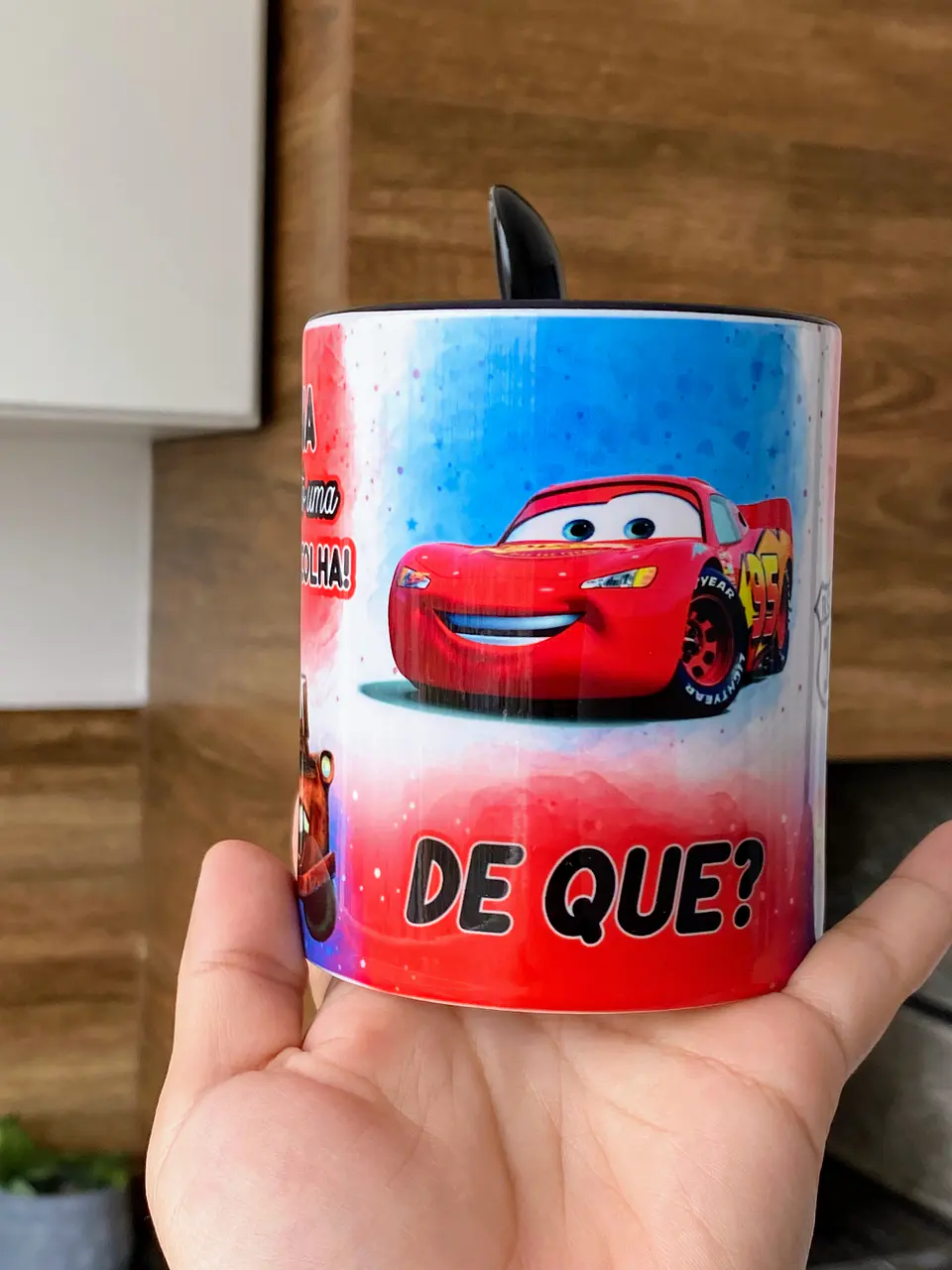 Artes Caneca Meu Miô Amigo Carro McQueen em Jpg 3