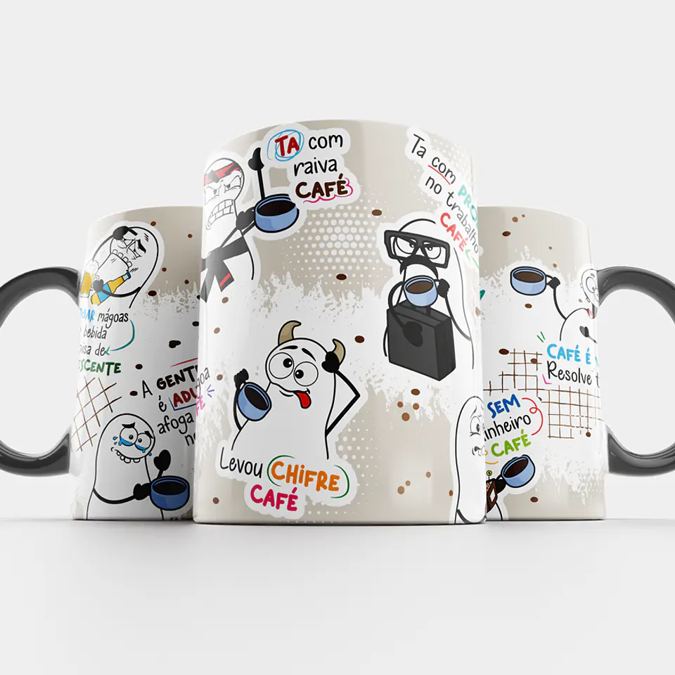 Arte Afoga Magoa na bebida é coisa de adolescente Levou Chifre café Png 3