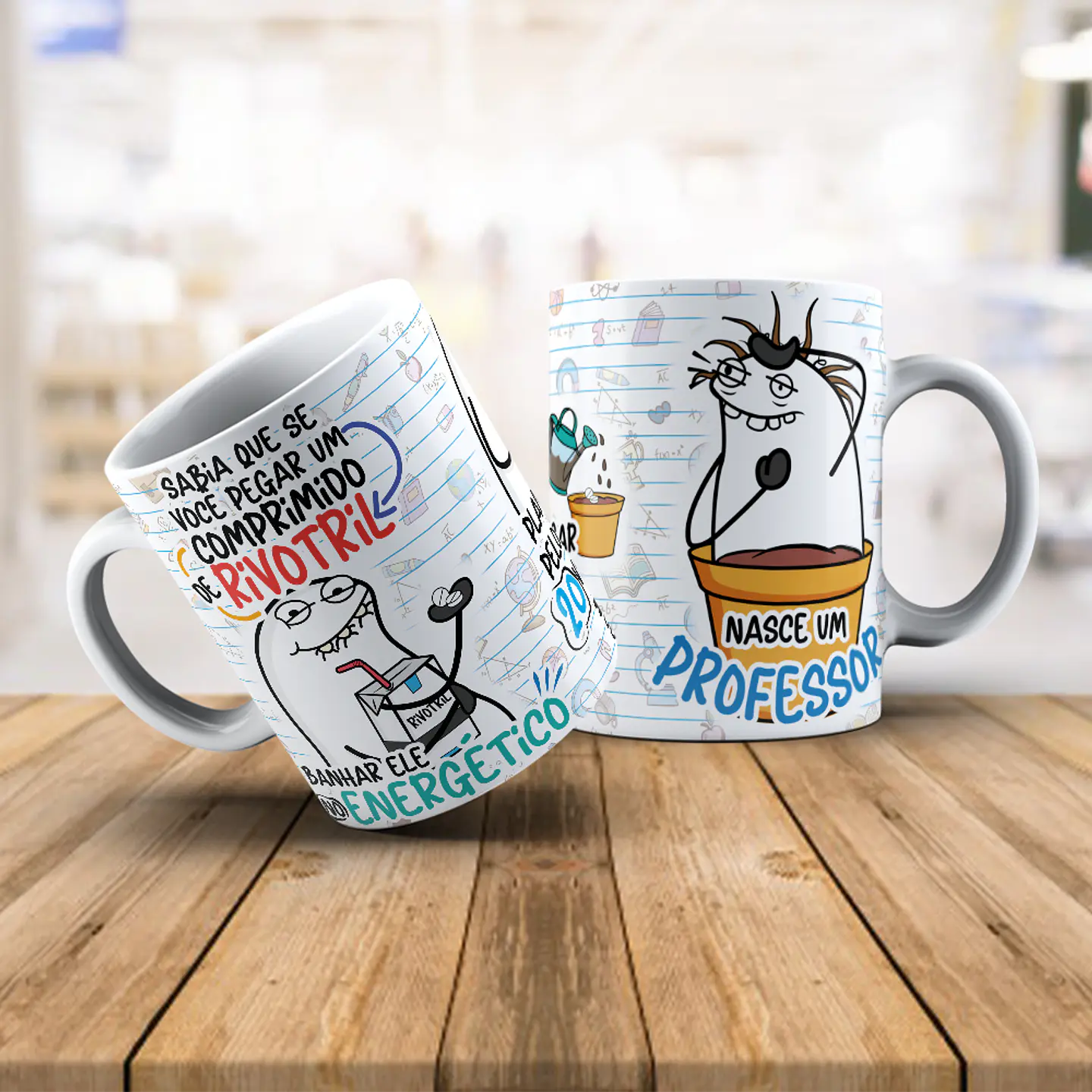 2 Arte para Caneca Sabia que se você pegar um comprimido de rivotril - Professora Rivotril Arquivo Png  2