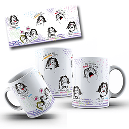 Artes Caneca Flork Amigas em Jpg 