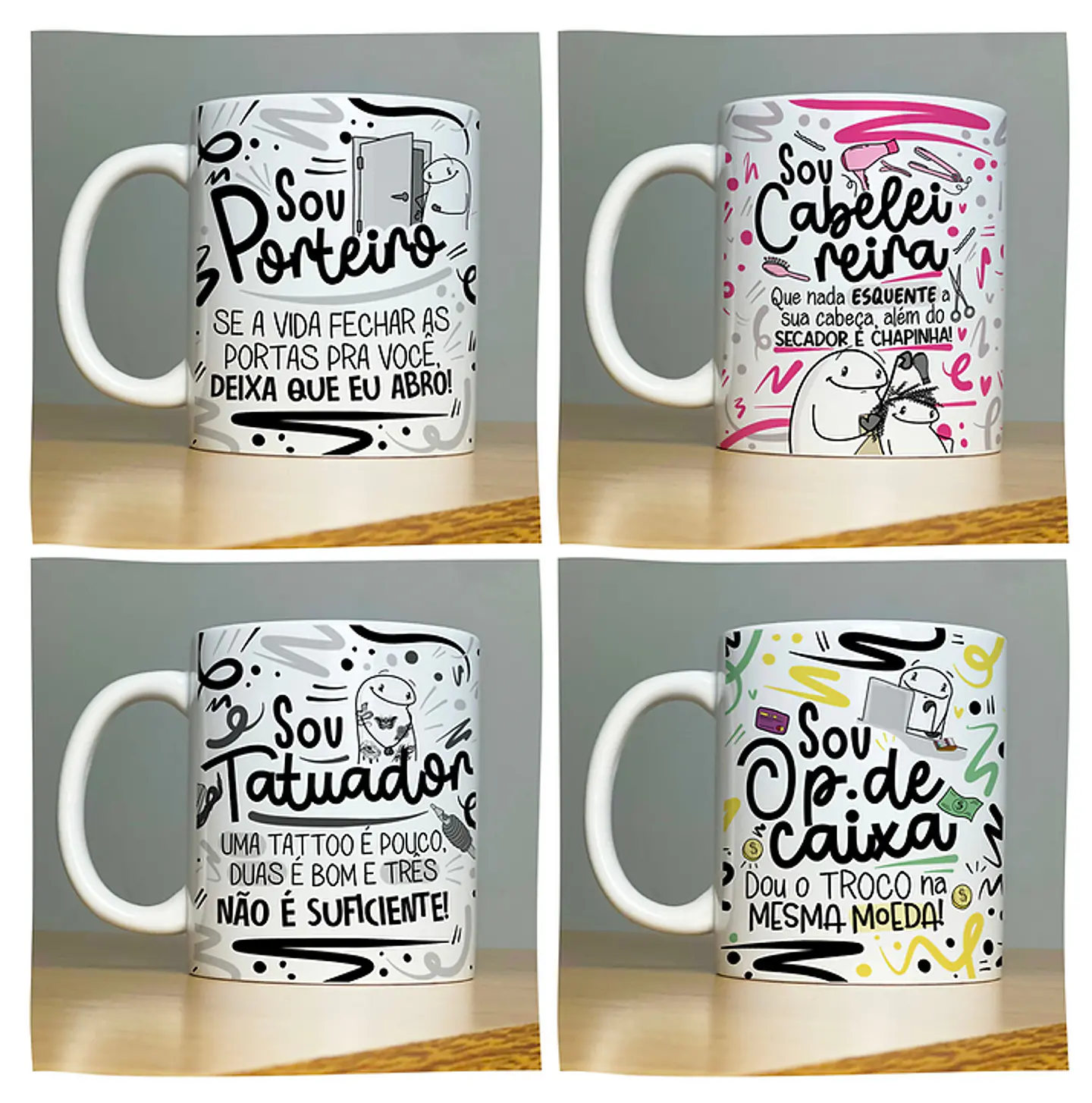 78 Artes Caneca Profissões Vol.2 Arquivo em Jpg 6