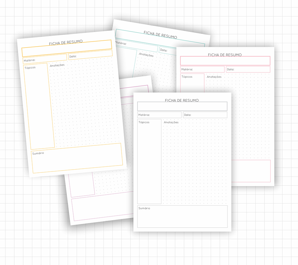 Arquivo Fichas de Estudo e Resumo em Pdf 1