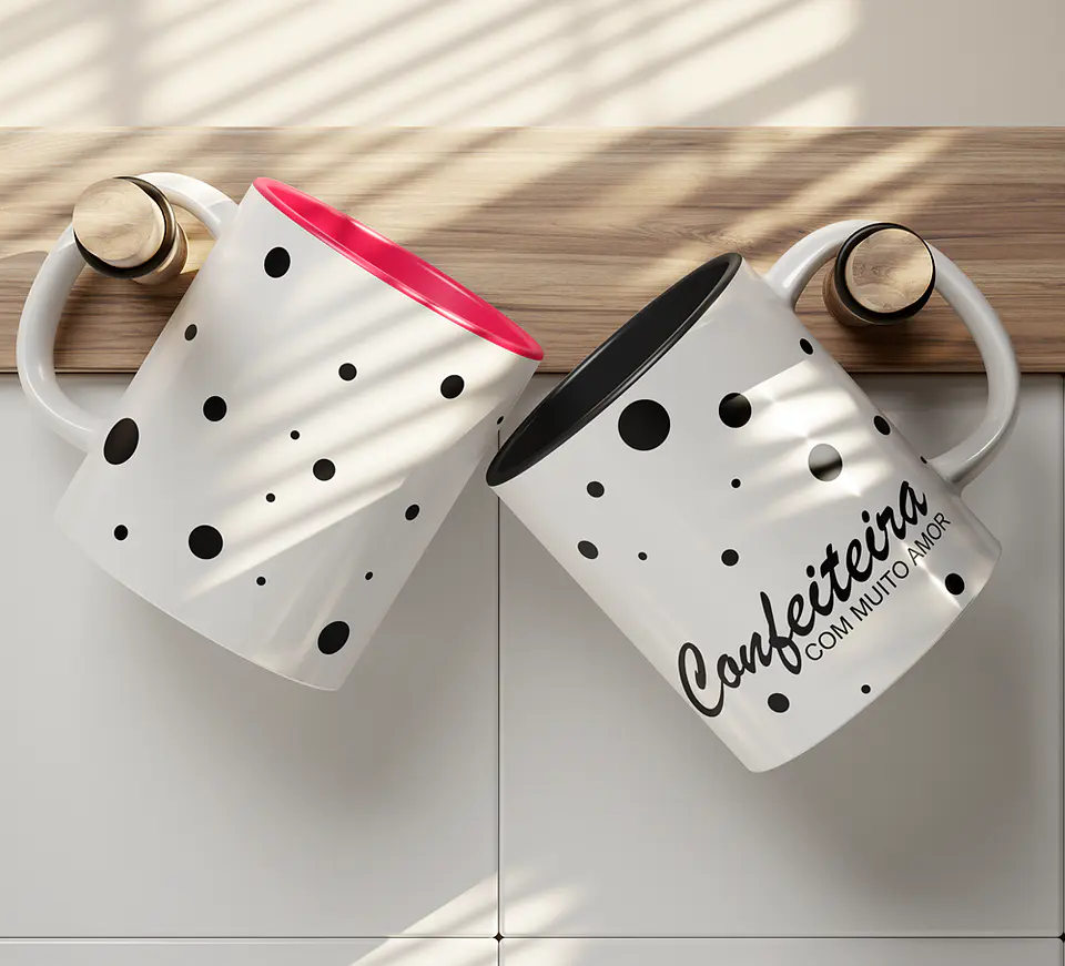 10 Artes Caneca Confeitaria em Png 6