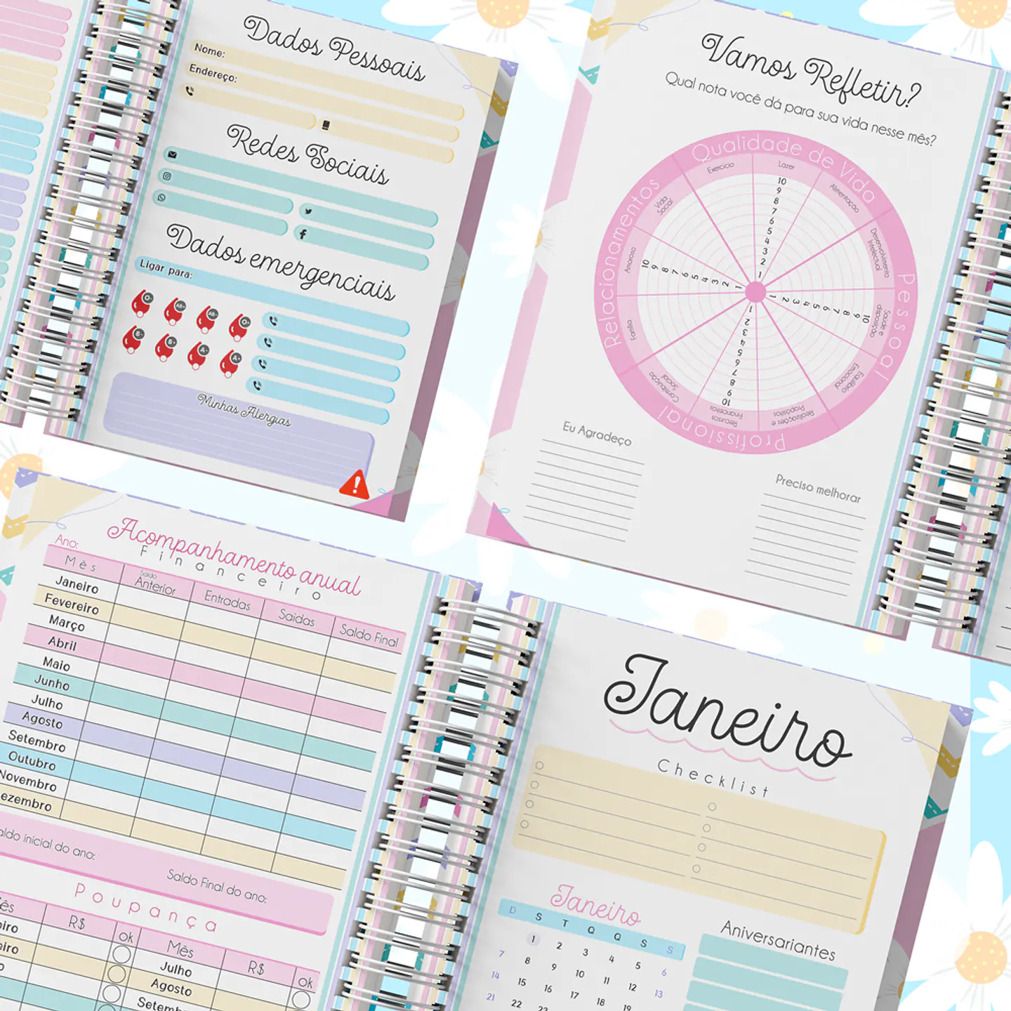 Arquivo Agenda Meninas + Kit 2024 em Pdf  3