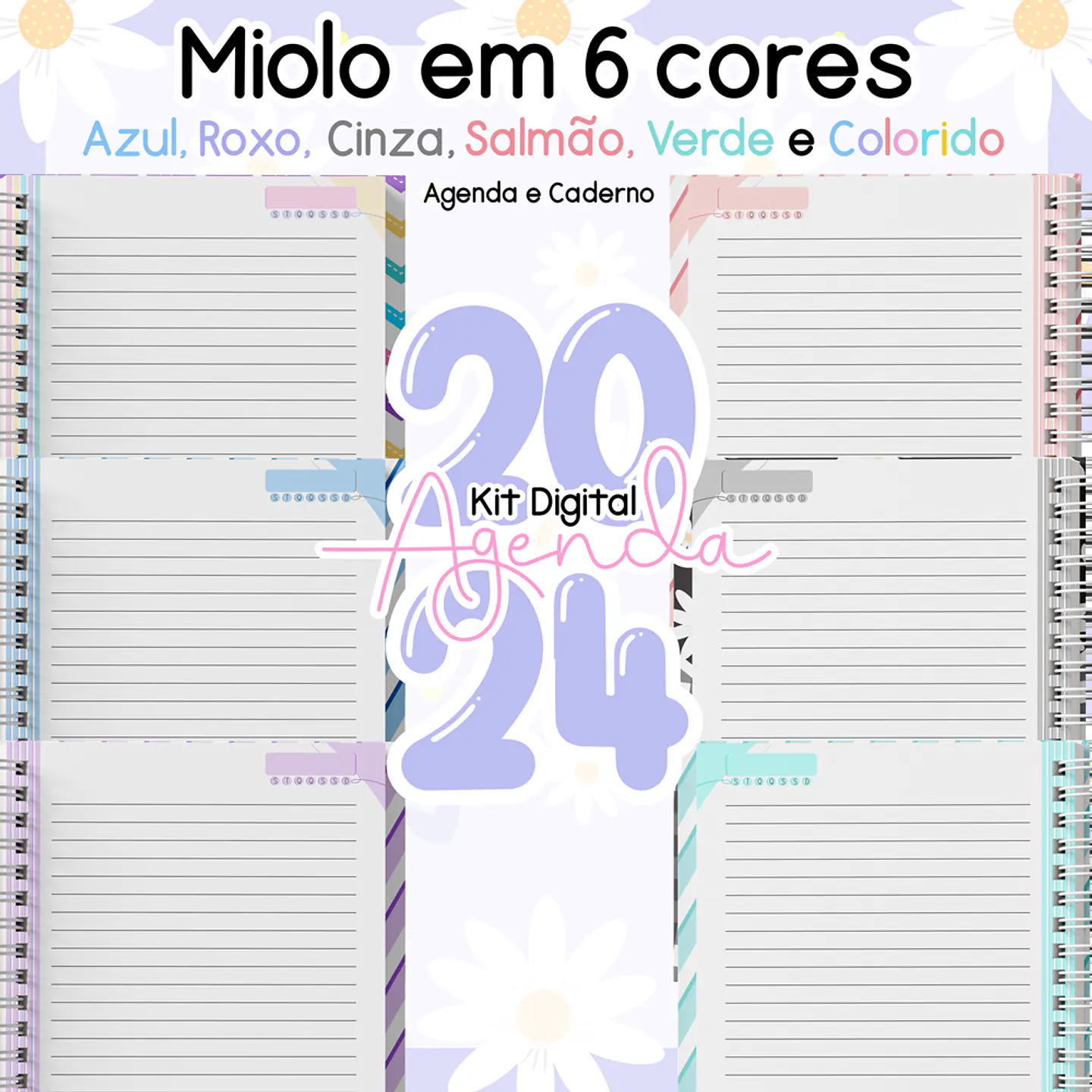 Arquivo Agenda Meninas + Kit 2024 em Pdf  4