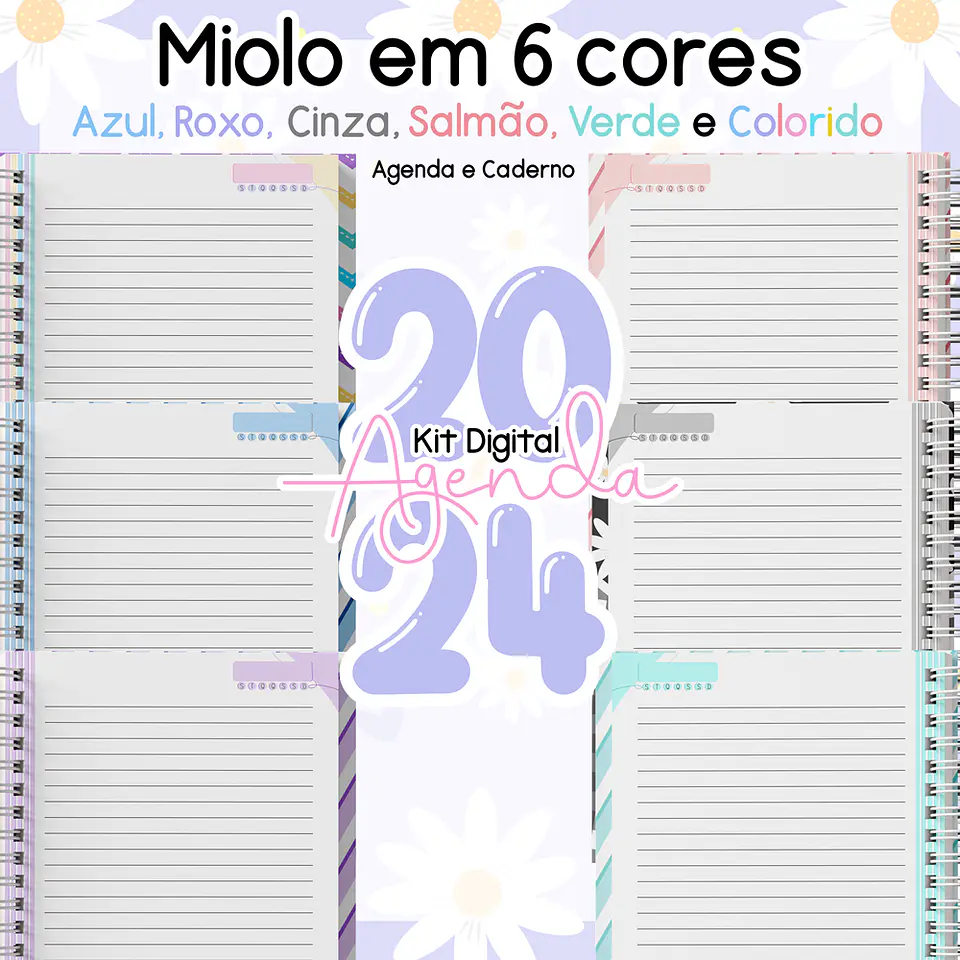 Arquivo Agenda Meninas + Kit 2024 em Pdf  4