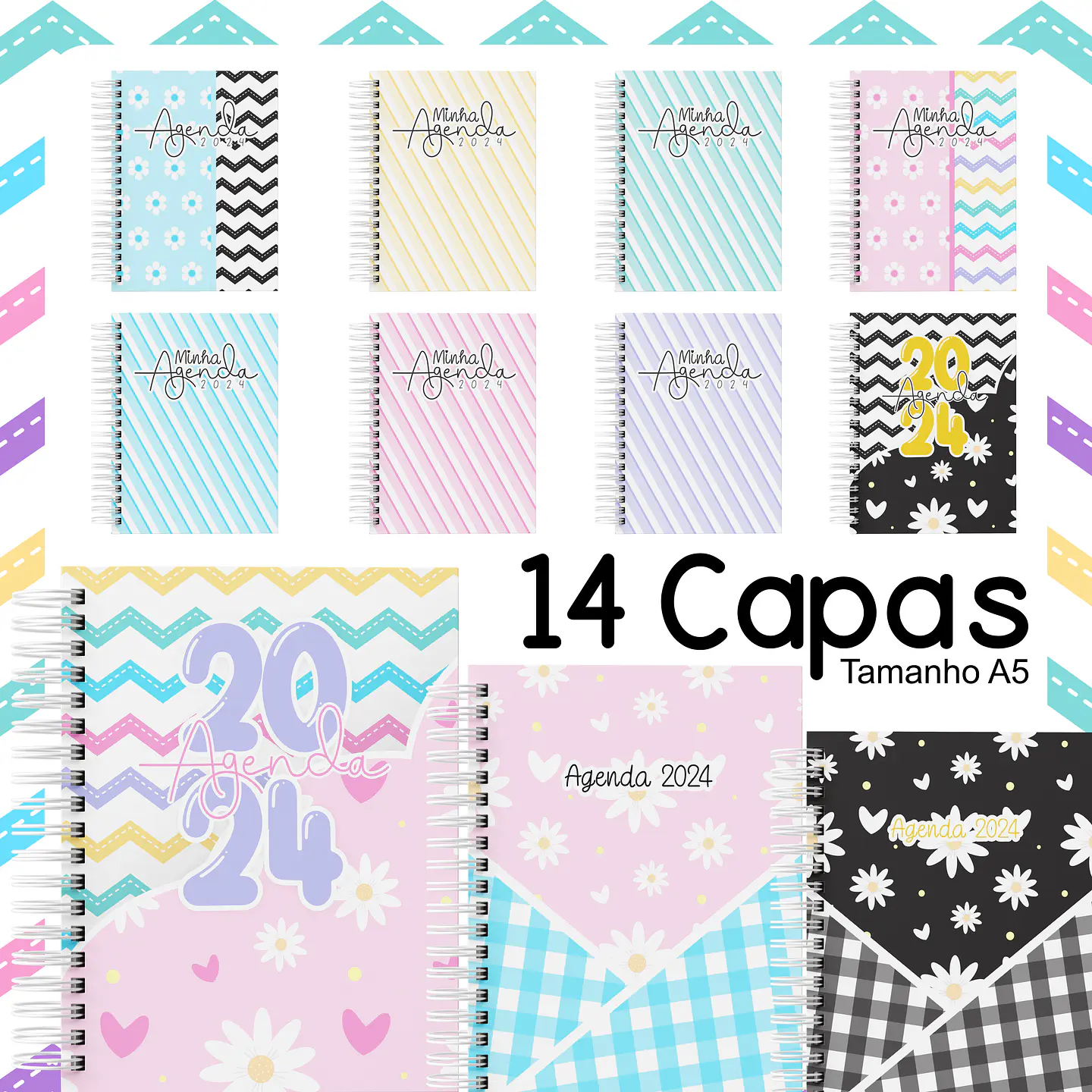 Arquivo Agenda Meninas + Kit 2024 em Pdf  5