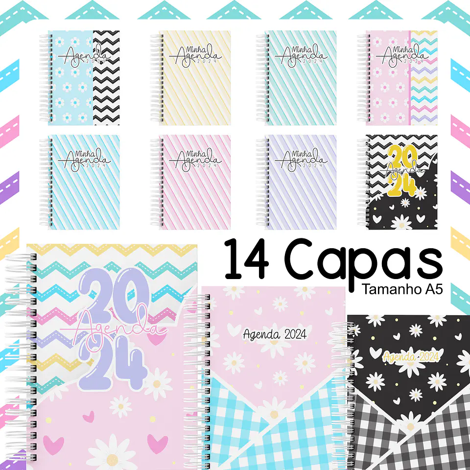 Arquivo Agenda Meninas + Kit 2024 em Pdf  5
