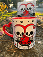 15 Artes Caneca e Azulejo Caveira Dia dos Namorados em Jpg - Thumbnail 2