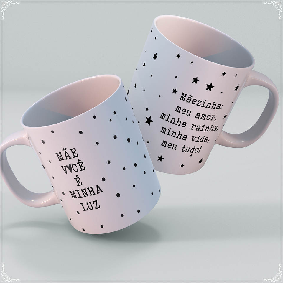 10 Artes Caneca Dia das Mães Minimalista em Corel Draw   5