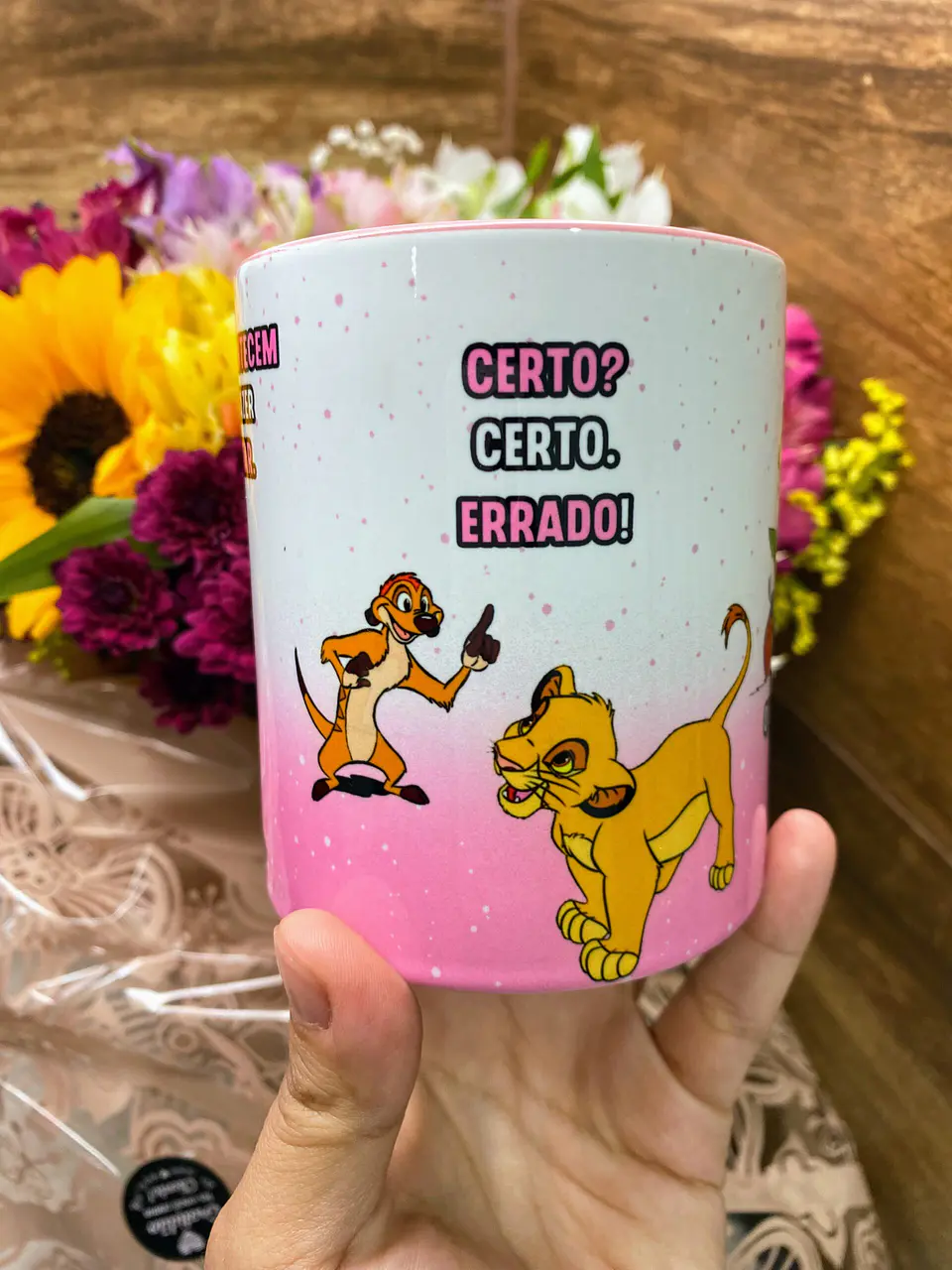 6 Artes Caneca Rei Leão Timão e Pumba Arquivos Png 9