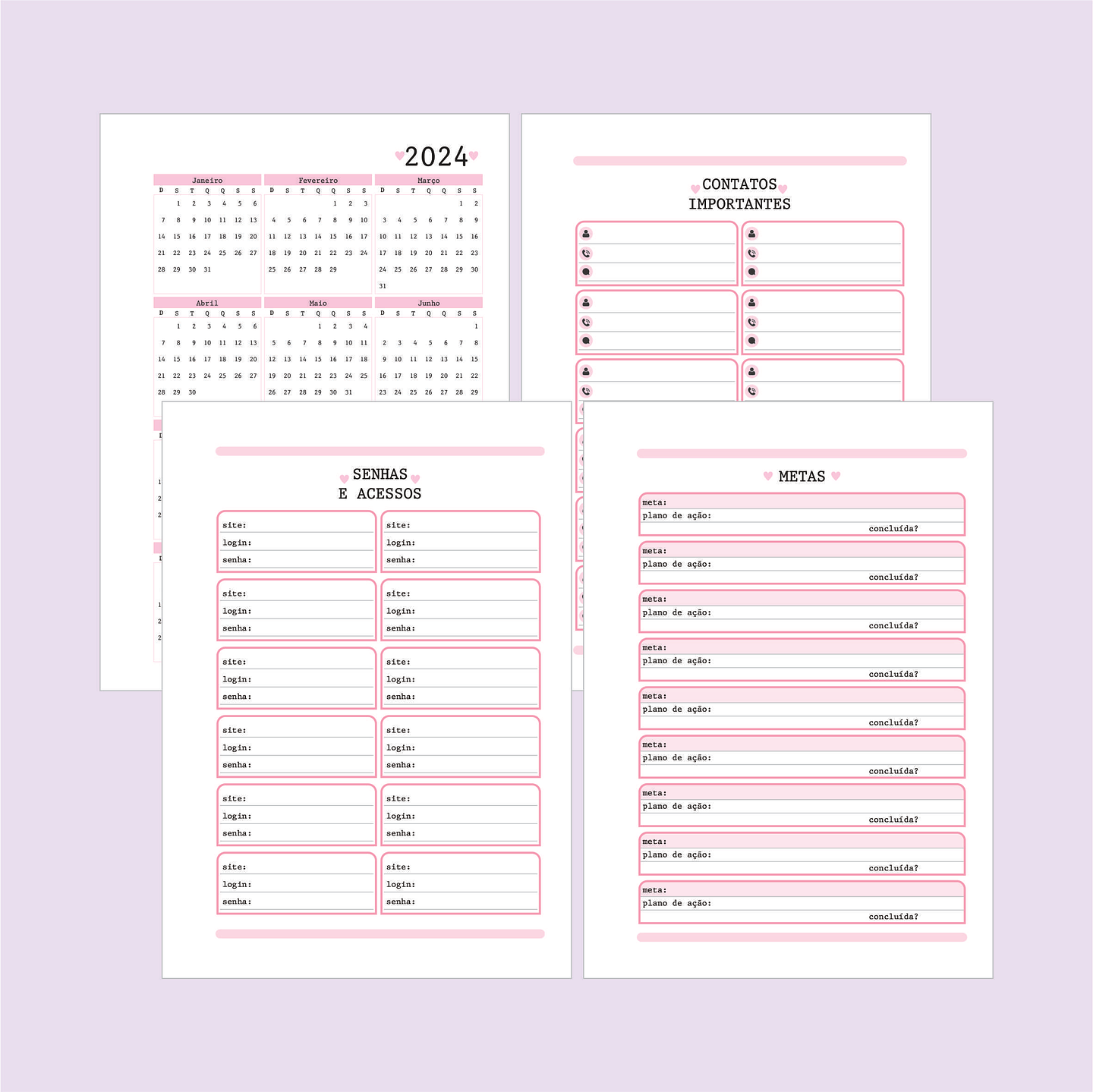 Arquivo Miolo Agenda Agendamento A5 2024 em Pdf  2