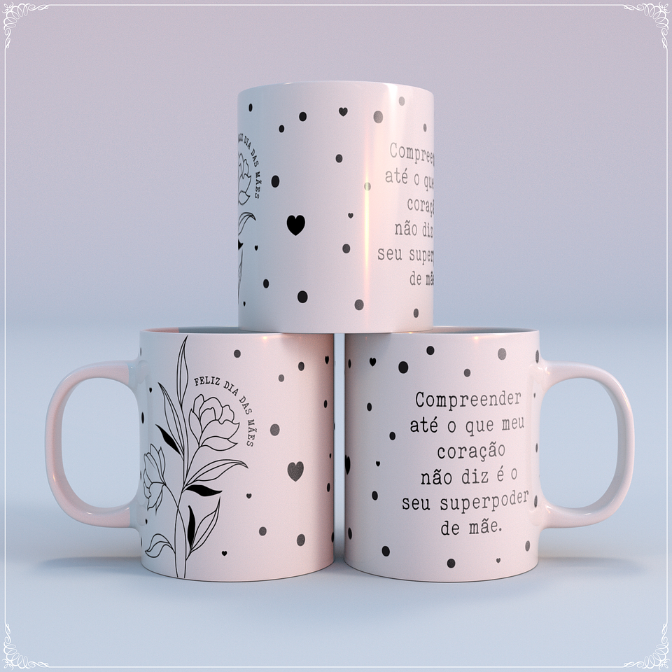 10 Artes Caneca Dia das Mães Minimalista em Corel Draw   6