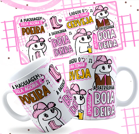 Arte Caneca Boiadeira Ana Castela Arquivo Png