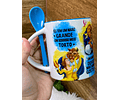 Arte para Caneca A Bela e a Fera Ele Tem Um Nariz Grande Um Sorriso Meio Torto Png