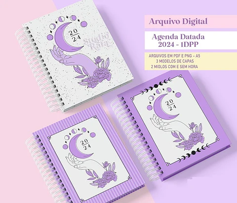 Arquivo Agenda Datada Mystic  2024 em Pdf 
