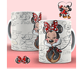 10 Artes para Caneca Mickey Personagens em Corel Draw 