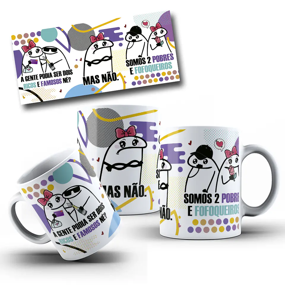 5 Artes Caneca Flork Frases Engraçadas em Jpg  1