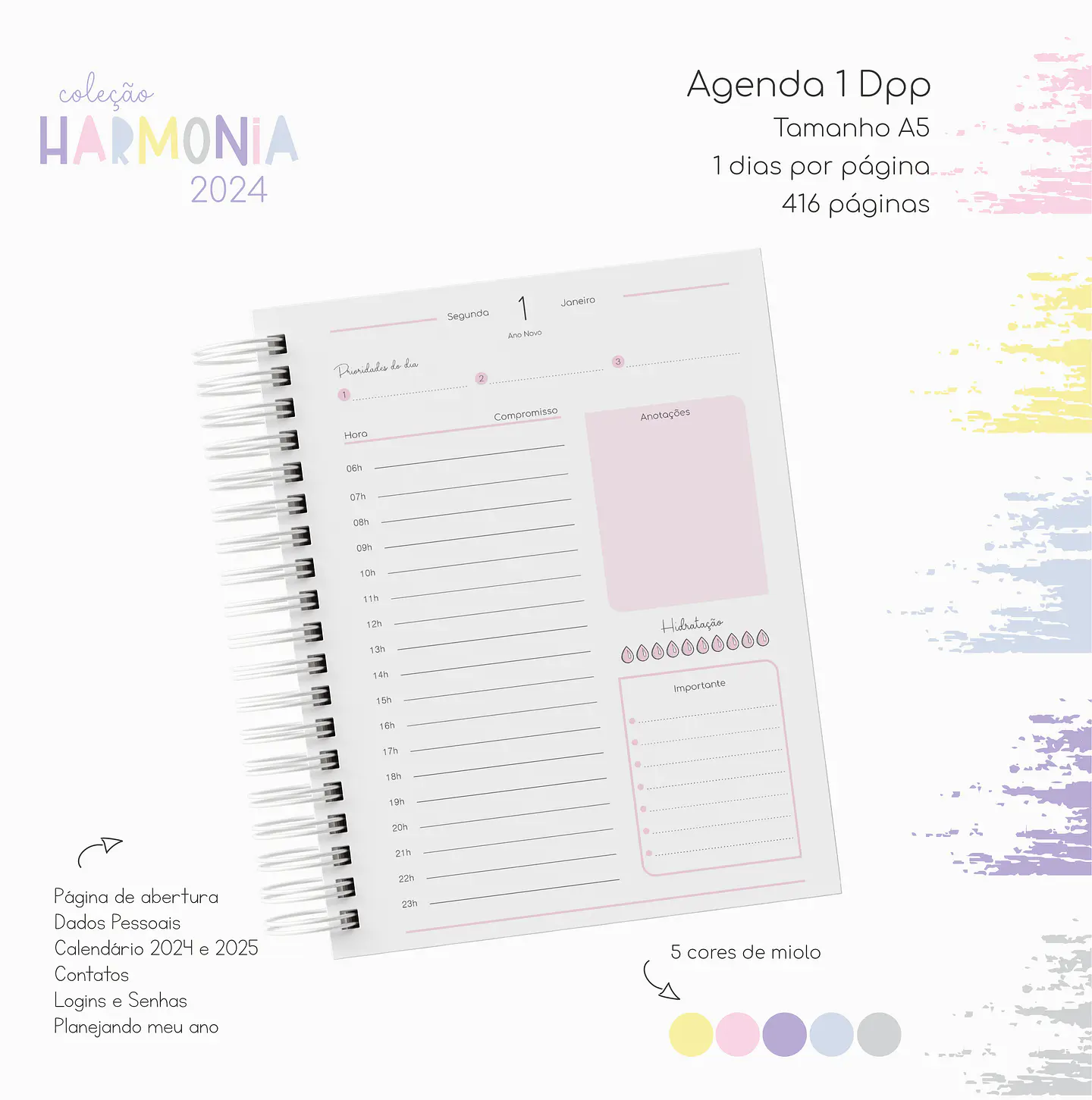 Arquivo Agendas 2024 Coleção Harmonia em Pdf 1