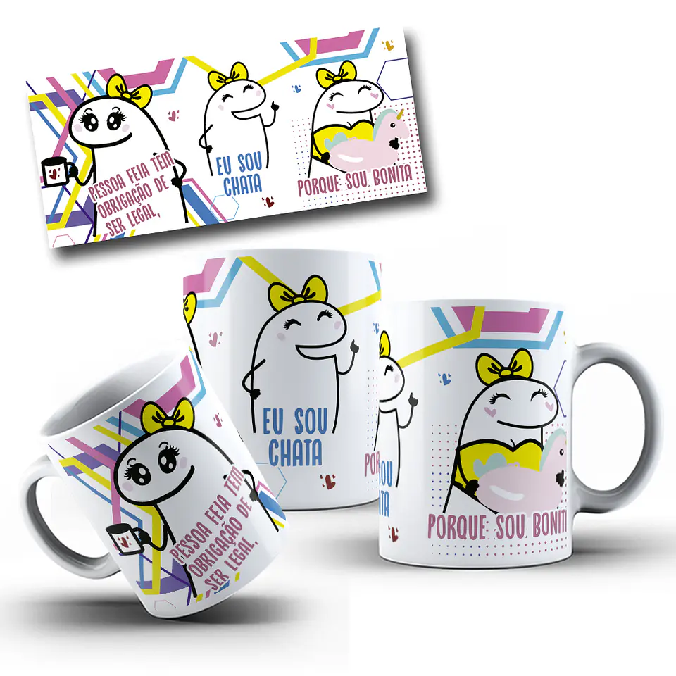 5 Artes Caneca Flork Frases Engraçadas em Jpg  2