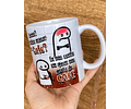 Arte Caneca Você Cê Não Gosta de Café? Flork Animado Arquivo Png