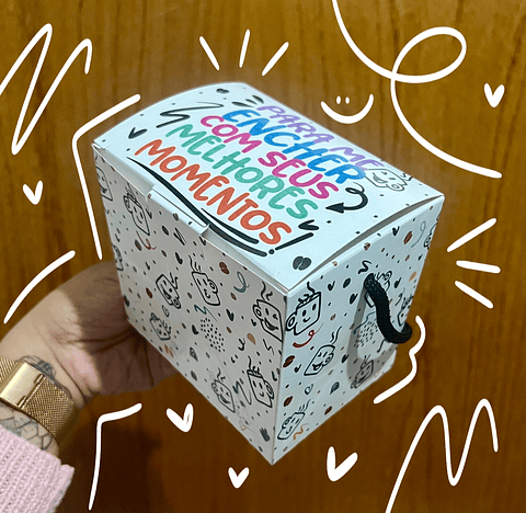 Arte Embalagem Caixinha Caneca Sublimação Baixar Grátis 