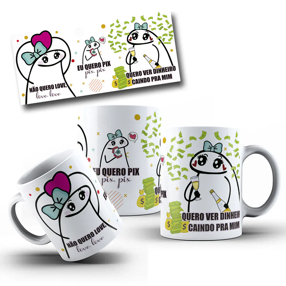 5 Artes Caneca Flork Frases Engraçadas em Jpg  4