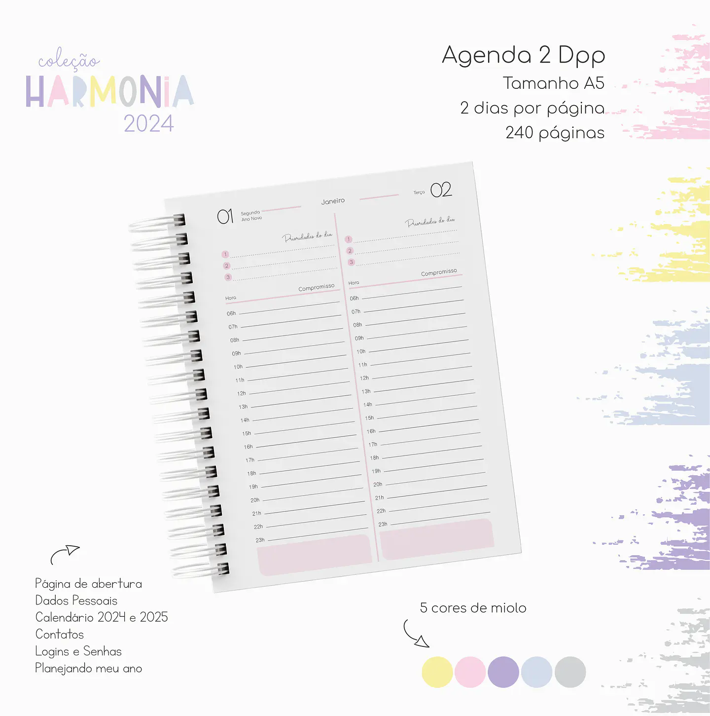 Arquivo Agendas 2024 Coleção Harmonia em Pdf 4