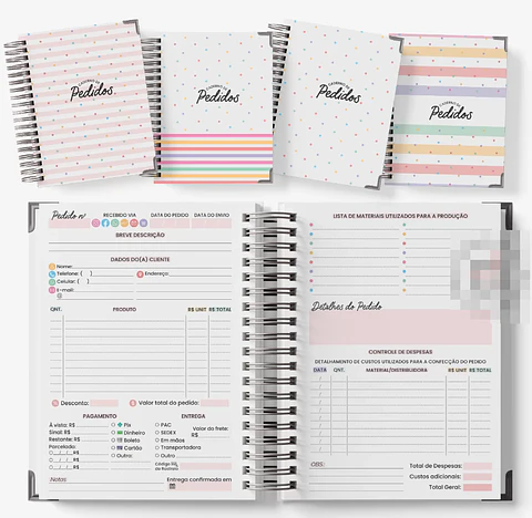 Arquivo Caderno de Pedidos em Pdf  