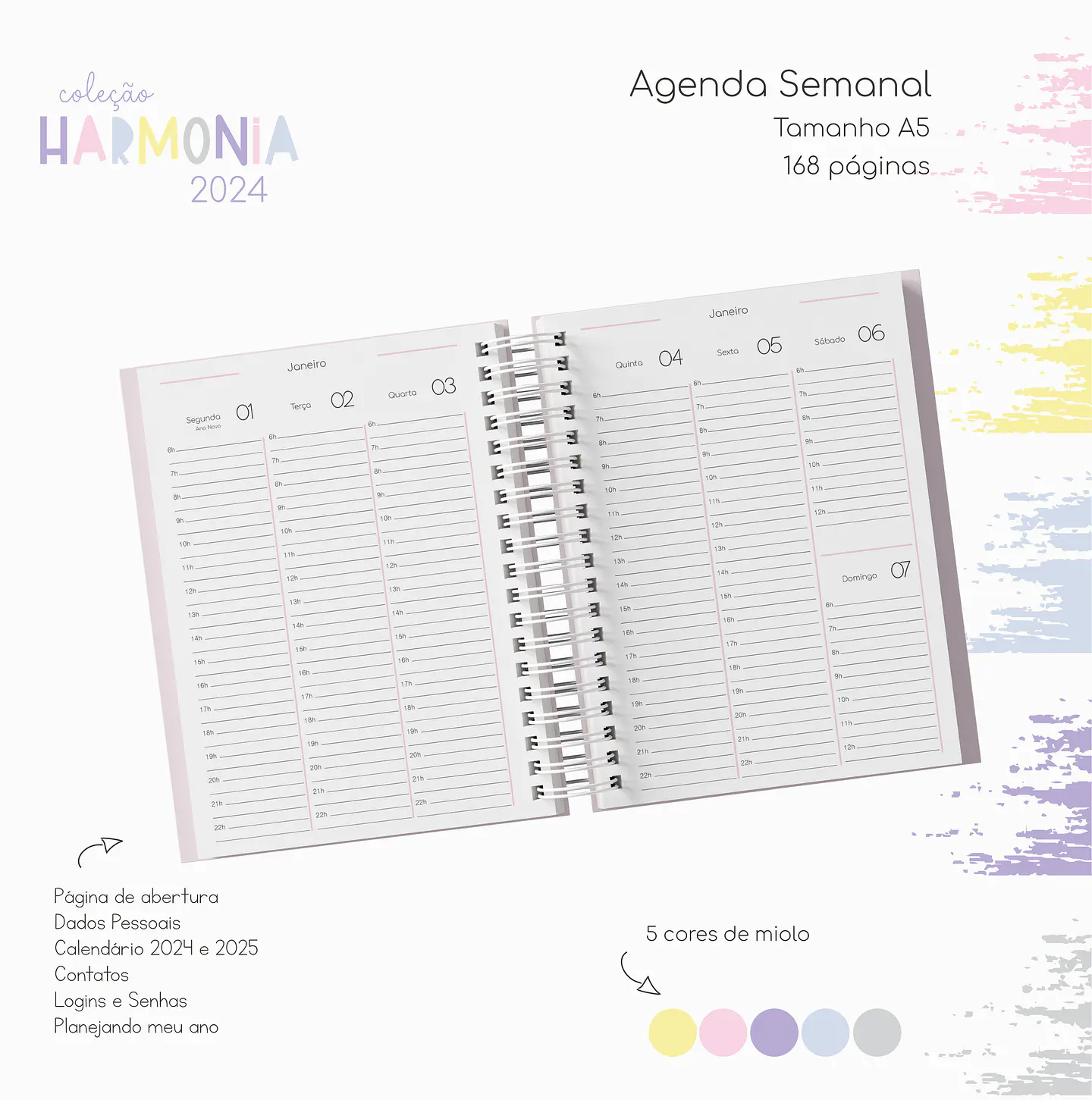 Arquivo Agendas 2024 Coleção Harmonia em Pdf 5