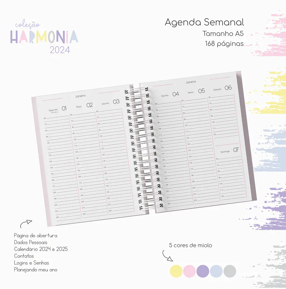 Arquivo Agendas 2024 Coleção Harmonia em Pdf 5