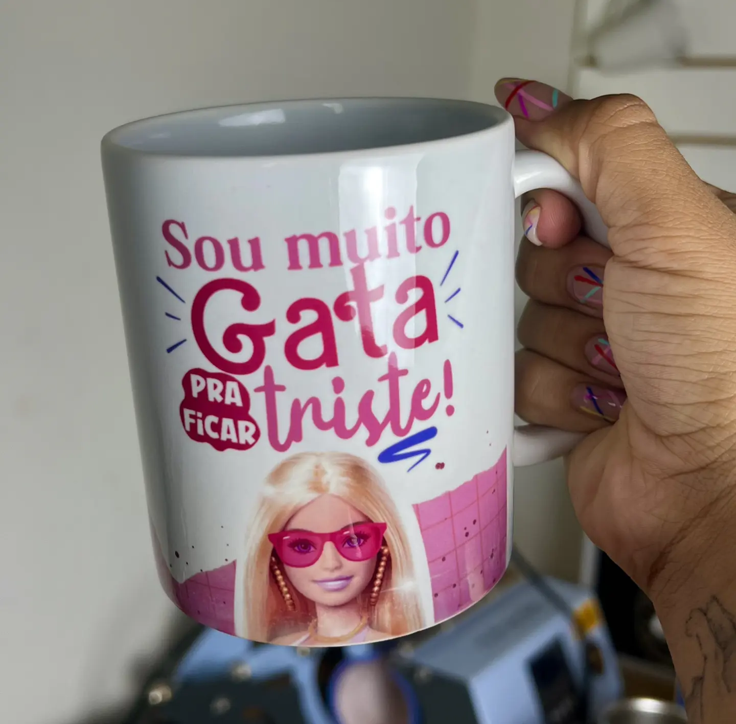 Artes para Caneca Barbie Debochada CorelDraw  5