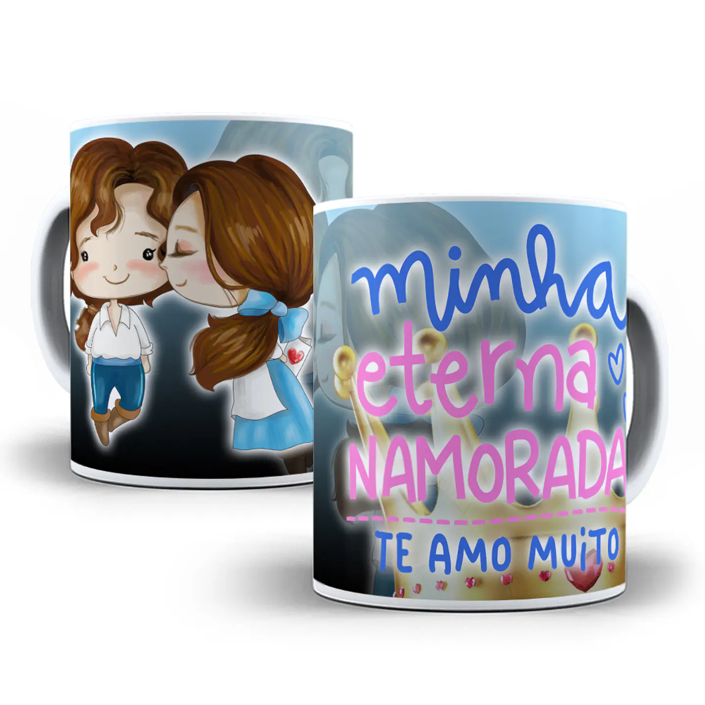 10 Artes para Caneca Princesas Dia dos Namorados em Photoshop 6