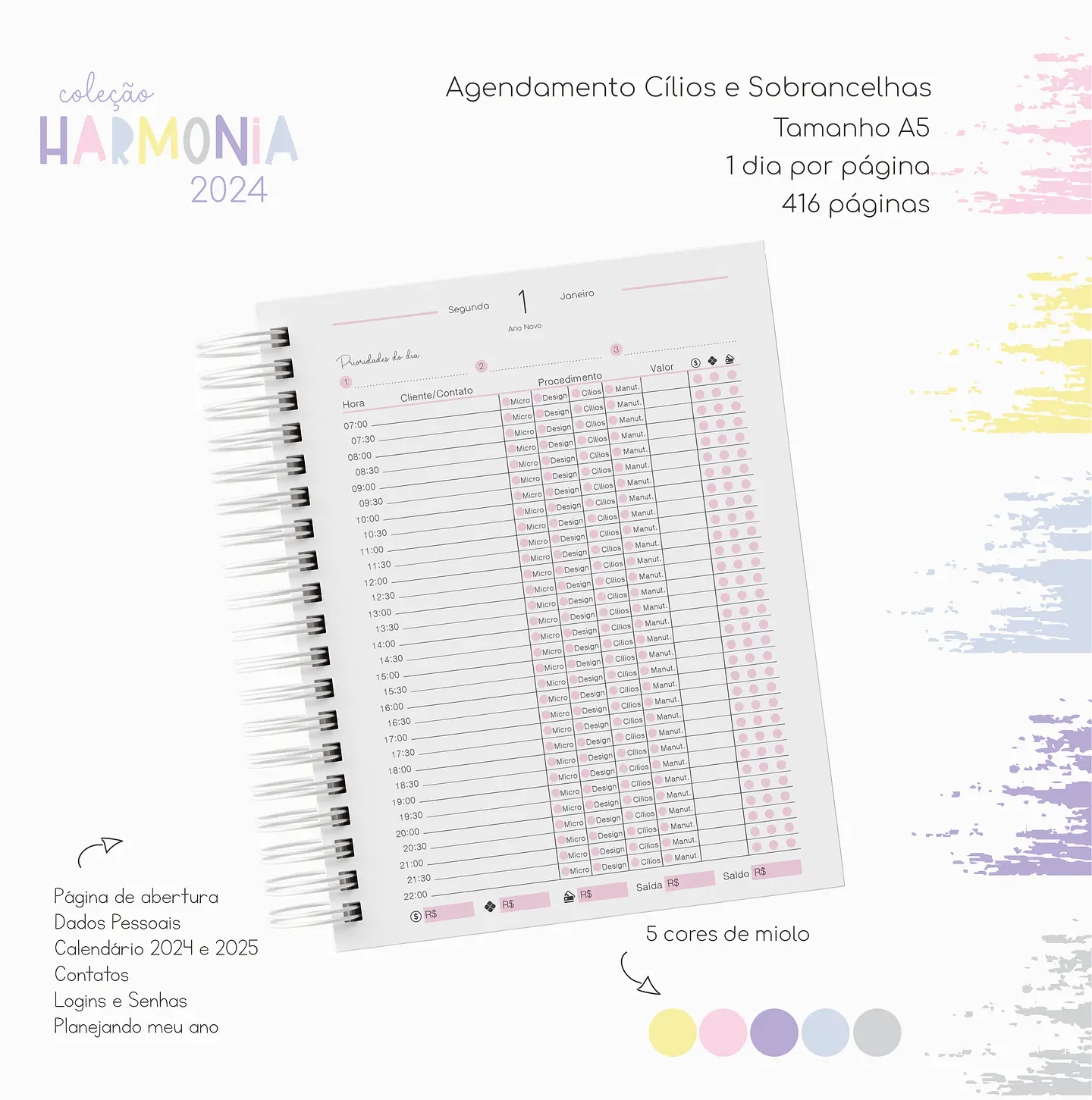 Arquivo Agendas 2024 Coleção Harmonia em Pdf 6