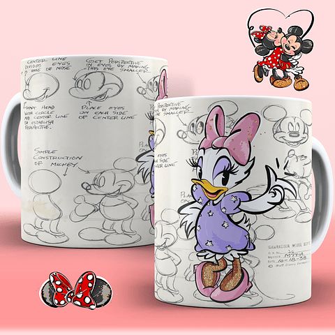 10 Artes para Caneca Mickey Personagens em Corel Draw 