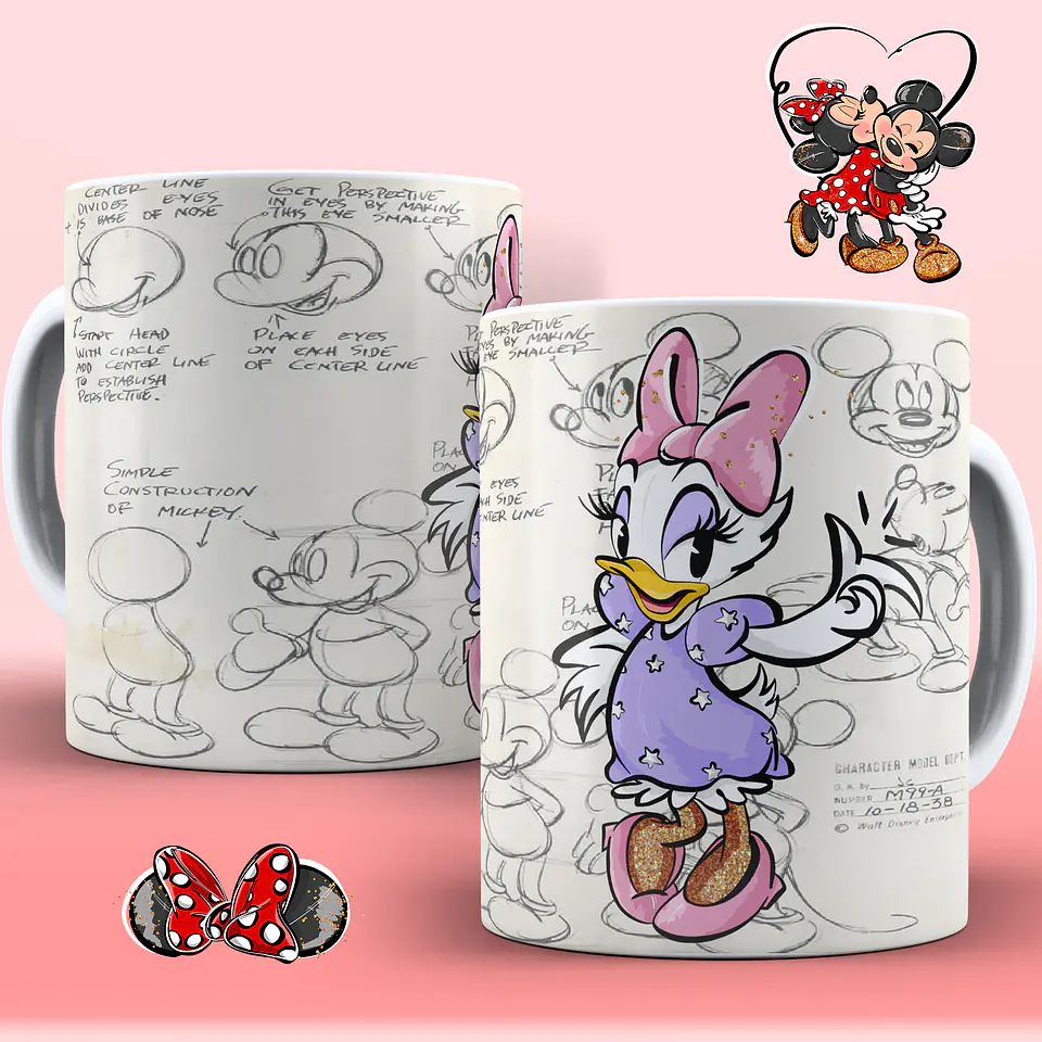 10 Artes para Caneca Mickey Personagens em Corel Draw  8