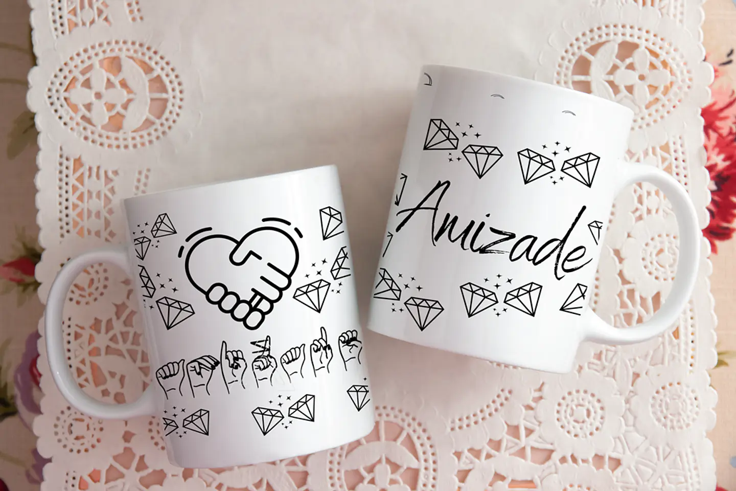 Artes para Caneca Libras CorelDraw 4